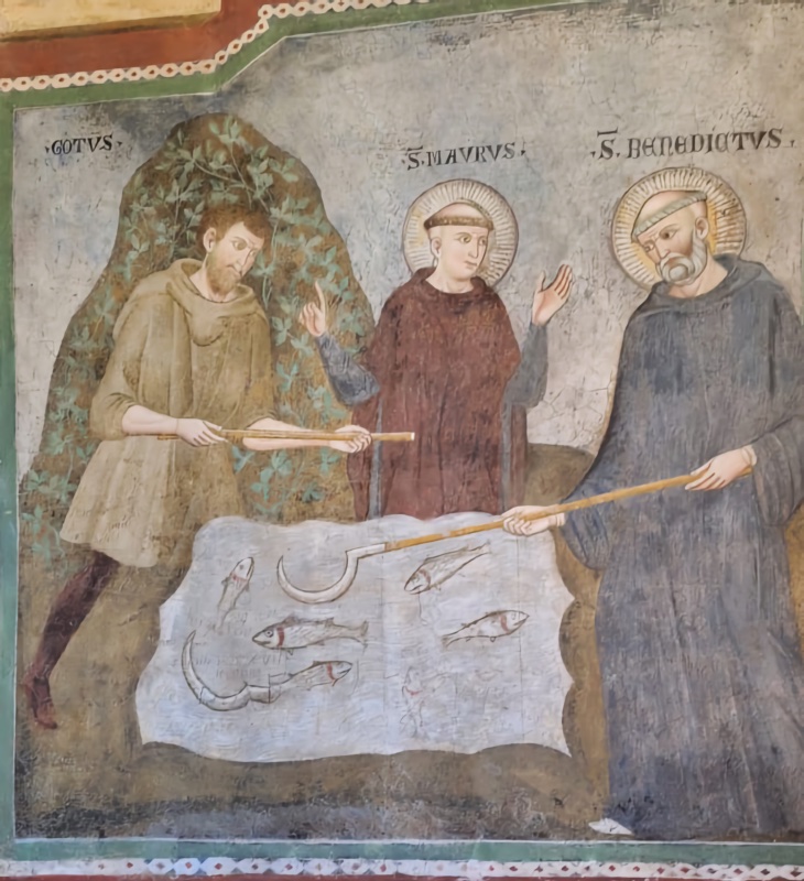 Miracle of the Servant - Sacro Speco, Subiaco